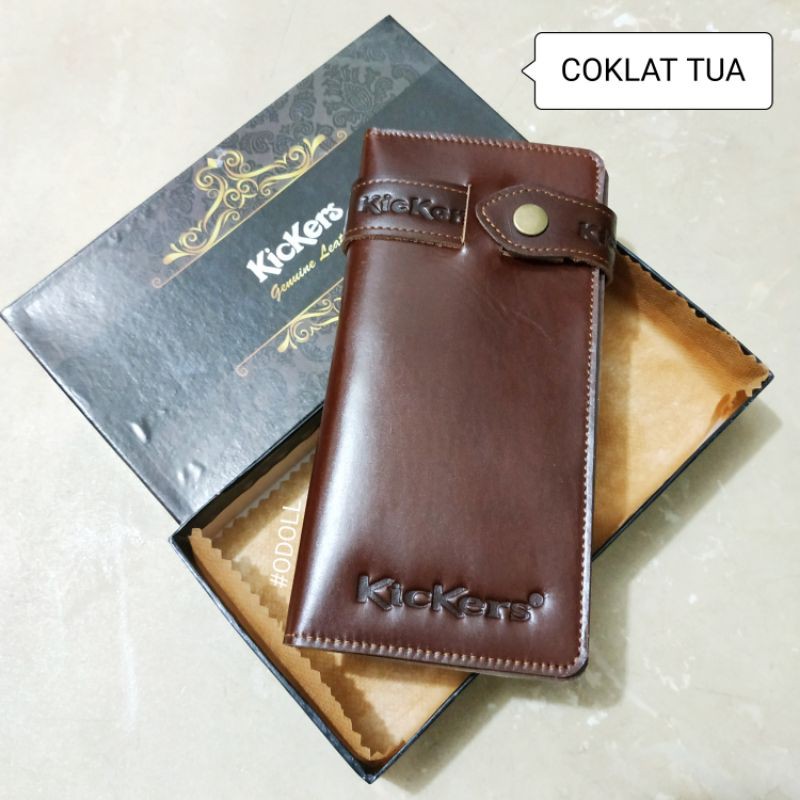 Dompet Kulit Pria Panjang | Dompet Keren Kulit Asli Cowok