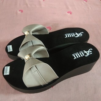 ANUR-sendal slop wanita sendal wedges terbaru