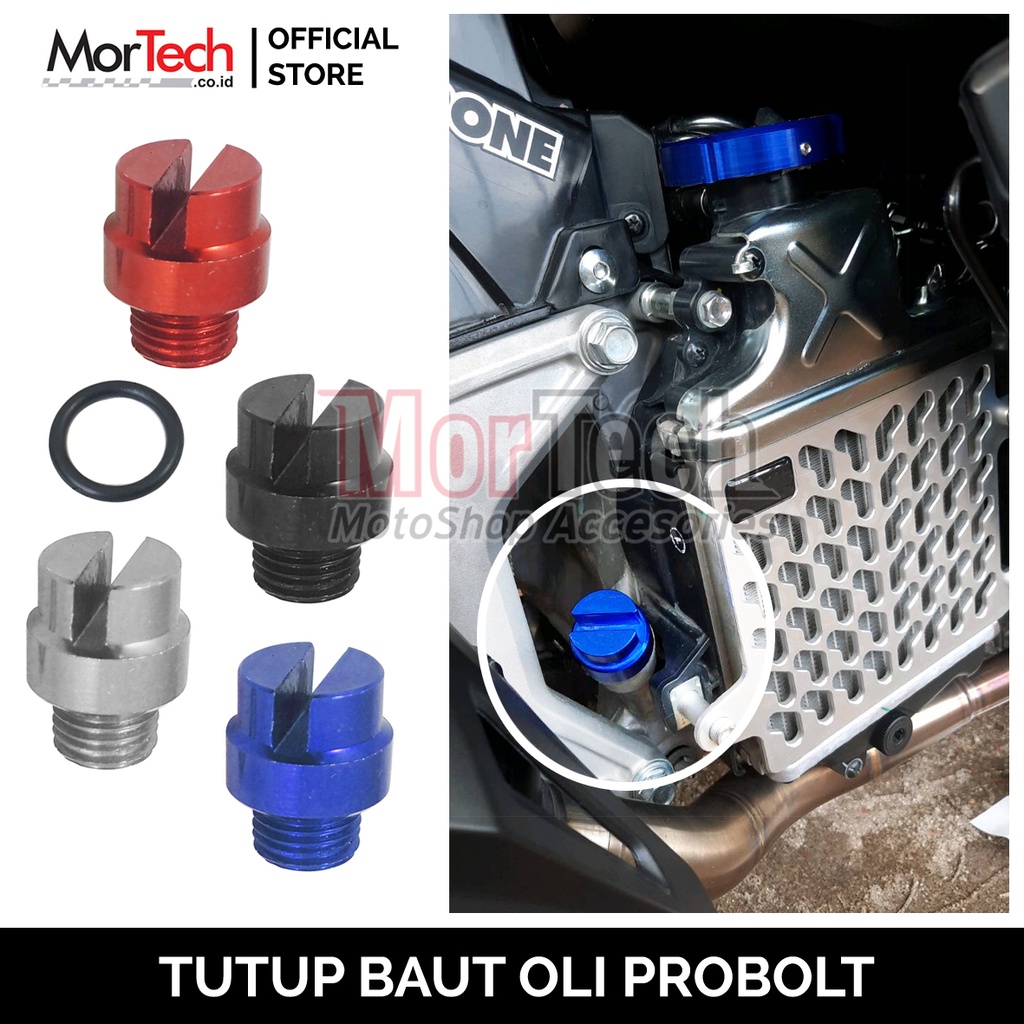 Tutup Oli Mesin model Baut Probolt Variasi Motor Matic Honda Vario 125/150 Beat Scoopy Vario 110 Cw/