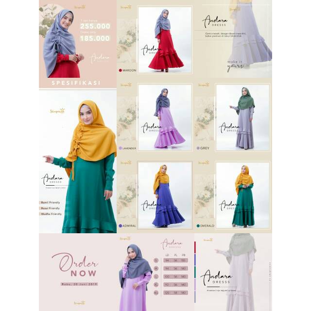 Gamis Andara Set Shaqueena