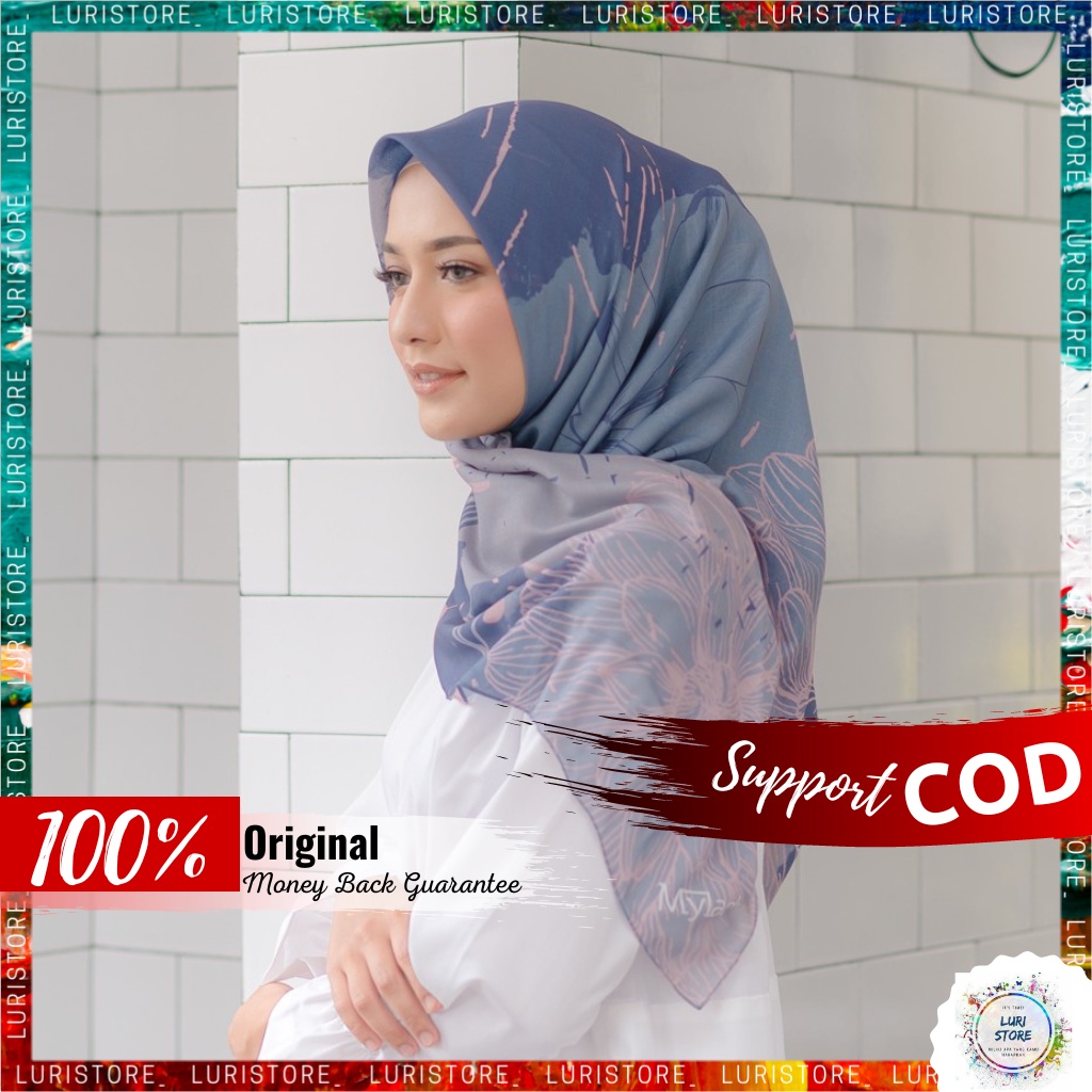 MYLADY HIJAB ORIGINAL ZAHWA Hijab Jilbab Jelbab Kerudung My Lady Ori Motif Terbaru