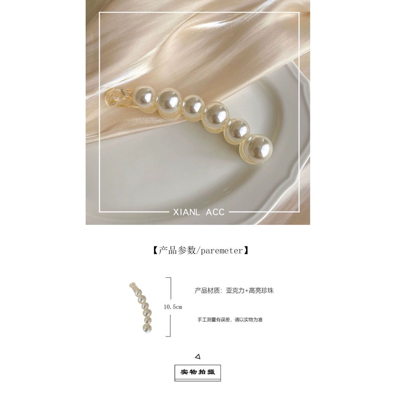 TS01- JP002 JEPIT MUTIARA MODEL Korean Mutiara Acrylic Hair Claw Clip girl Women Fashion Hairpin