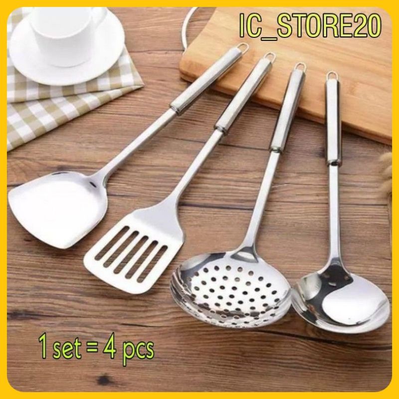 Set Peralatan Dapur , Spatula Stainless.