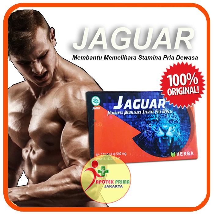 OBAT KUAT PRIA JAGUAR ASLI SUPLEMEN STAMINA PRIA