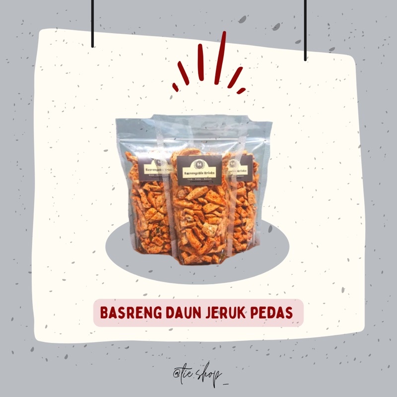 

Basreng Daun Jeruk Pedas
