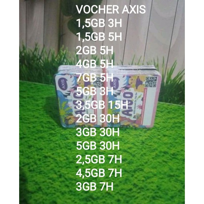 VOUCHER AXIS AIGO CAMPUR