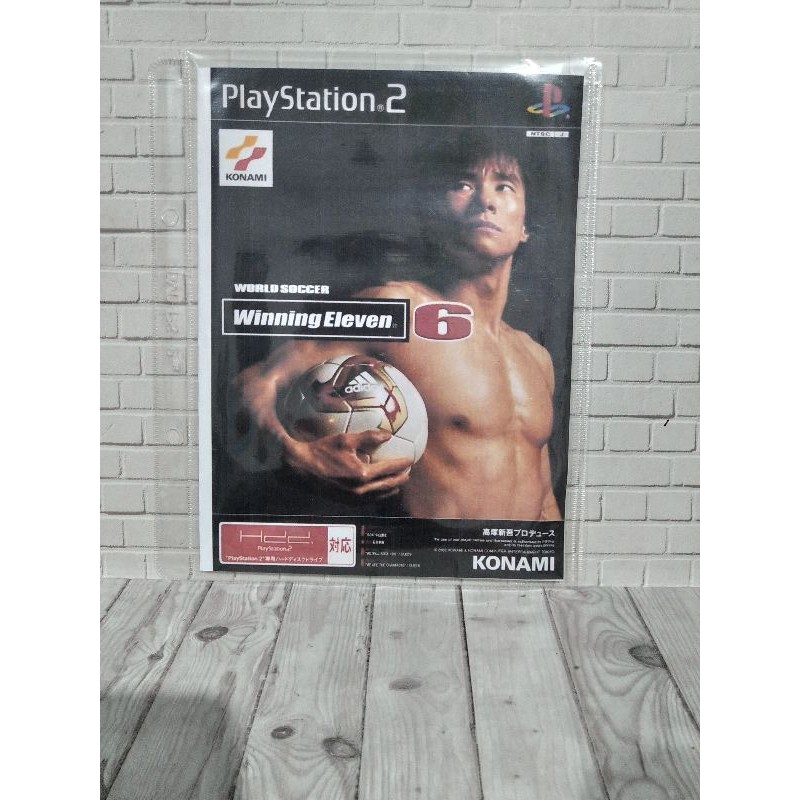 CD DVD KASET ORIGINAL PS2 WORLD SOCCER WINNING ELEVEN 6 Jpn Bahasa Jepang