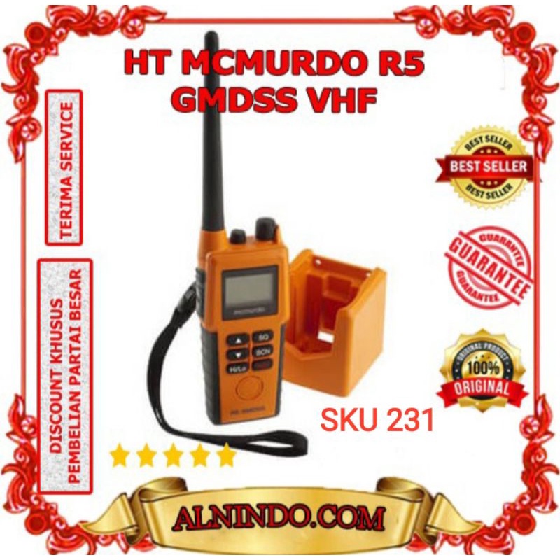 McMurdo R5 GMDSS VHF Handheld Radio