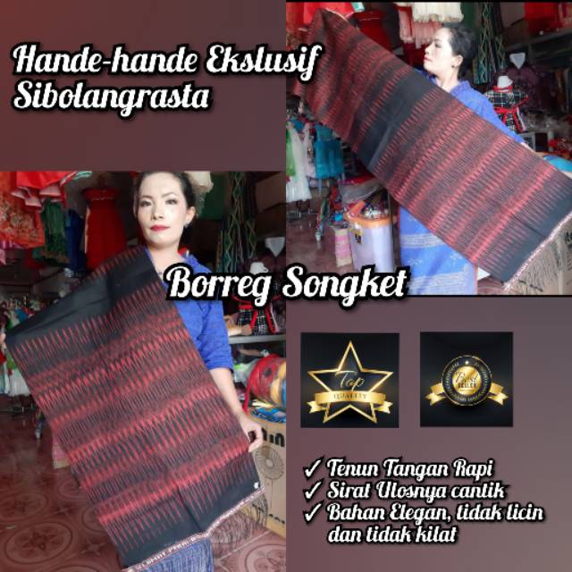 HANDE-HANDE TENUN TANGAN SENGKA-SENGKA SIBOLANG RASTA SELENDANG TENUN ETNIK BATAK SIBOLANG RASTA