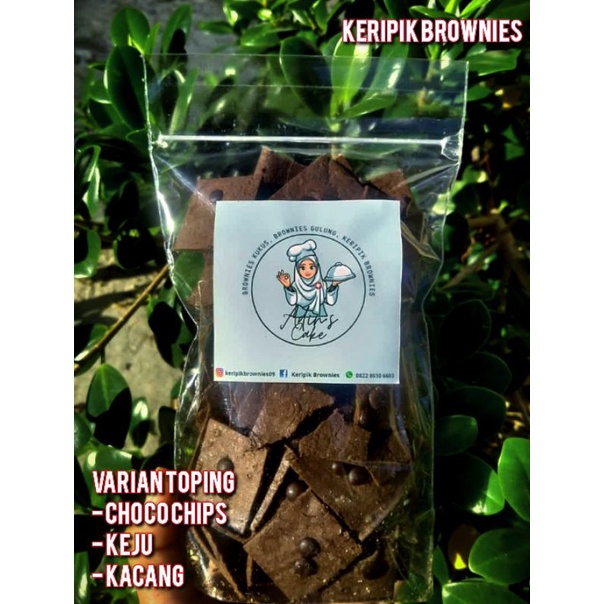 

Keripik Brownies 150gr Toping Keju, Choco Chips, Kacang
