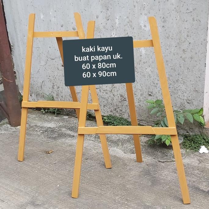 

kaki kayu whiteboard 60 x 80cm