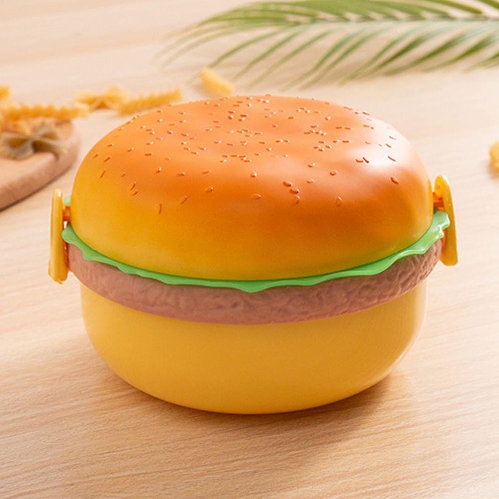 Top Lunch Box Wadah Makanan Burger Hamburger Lucu