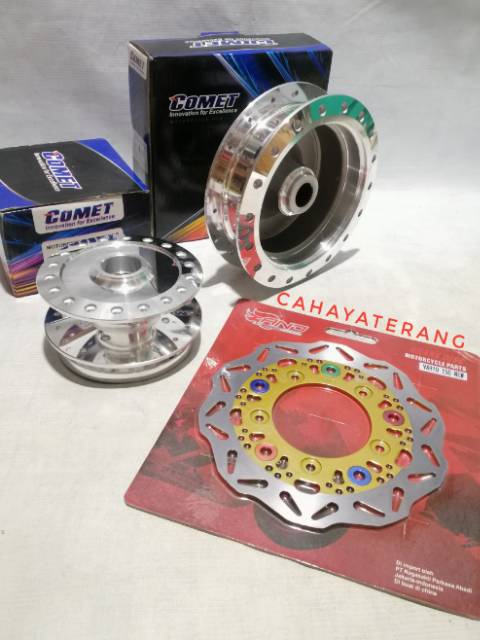 Trombol Tromol Crum Chrome Comet + Piringan Cakram Lubang 5 New Vario 150FI New - Vario 150 FI. PNP