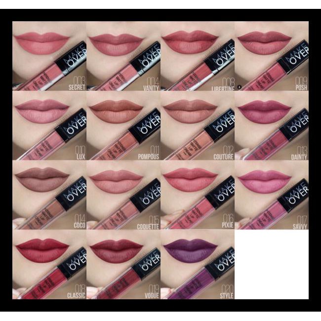 Fast Respon Lipstik Make Over Intense Matte Lip Cream Original Terpercaya]