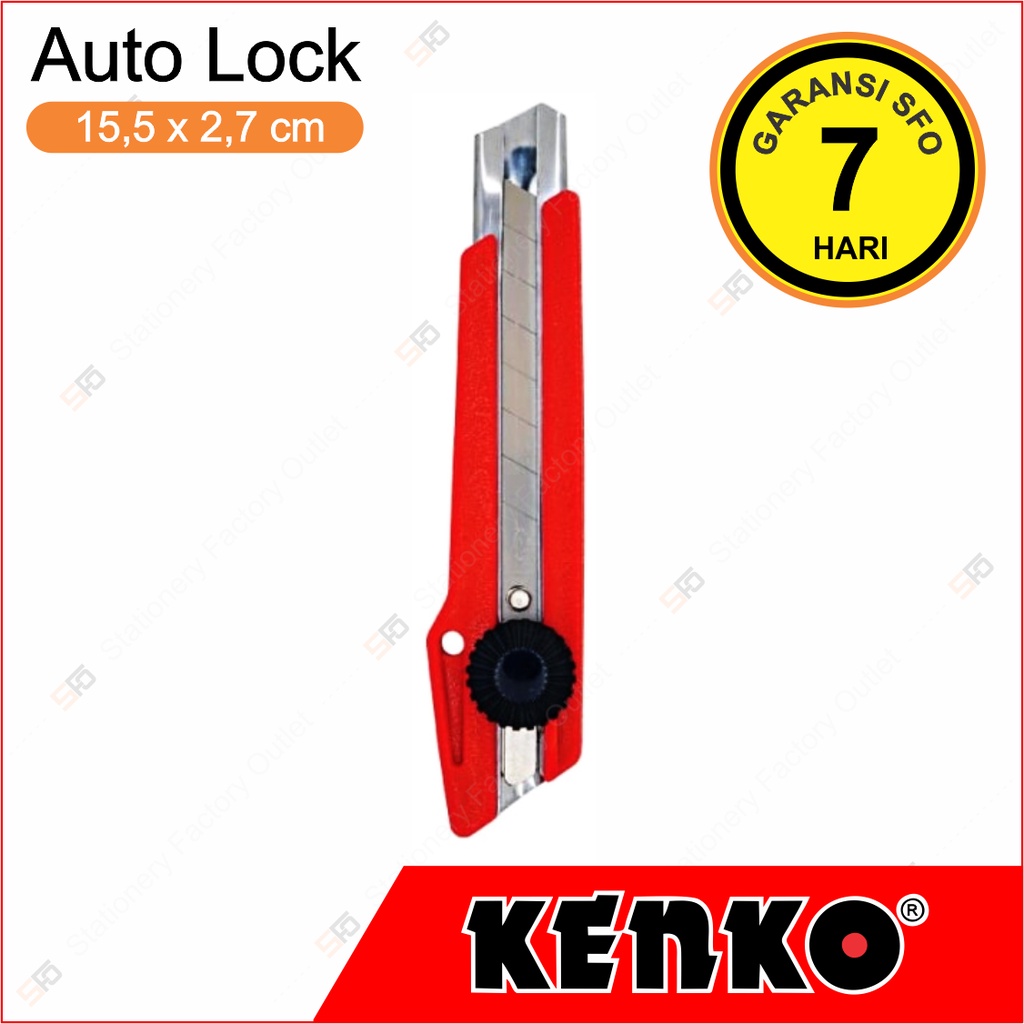 

Cutter Kenko L500 - Pemotong Kertas 18MM