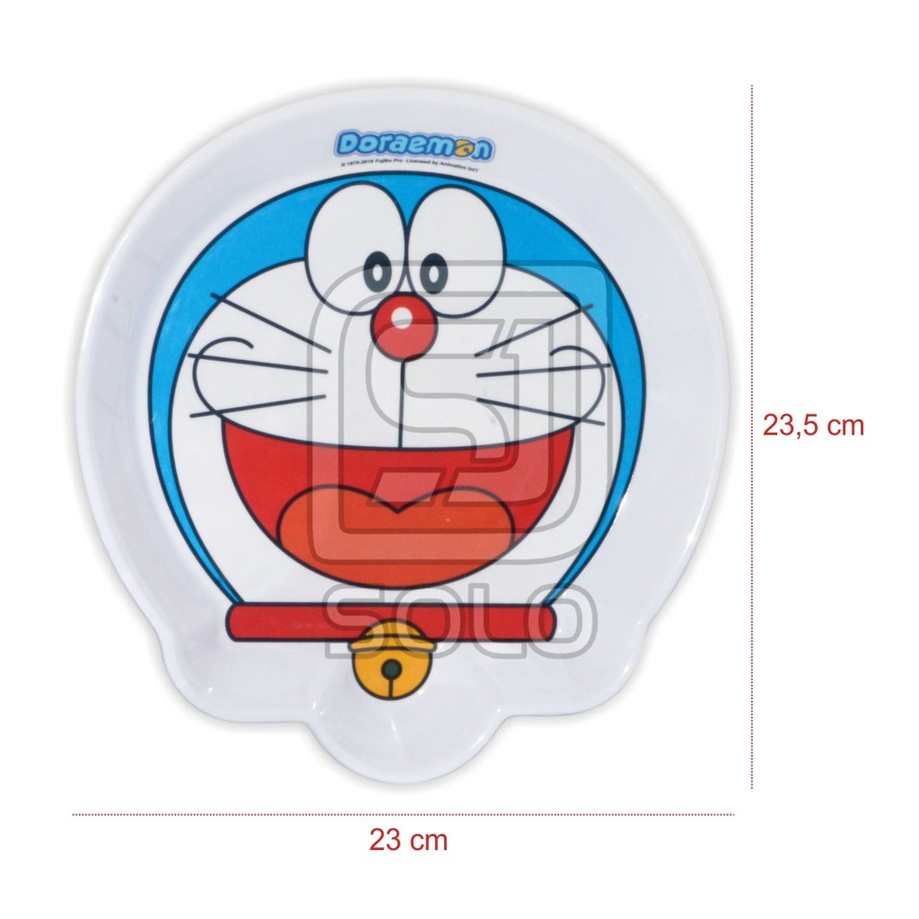 Piring Saji Doraemon 6181 Peralatan Makan Motif Wajah Kartun Dora Emon 9 Inch 9 Shopee Indonesia
