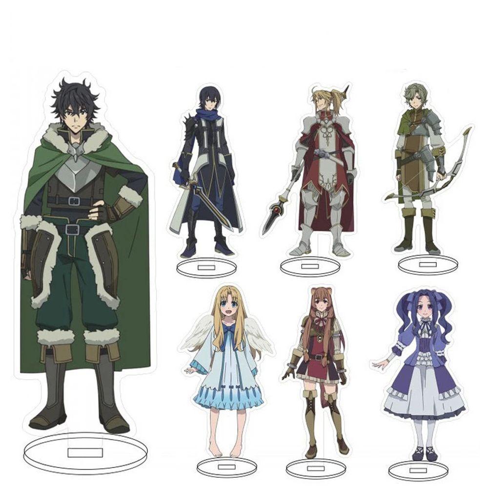 Lanfy Stand Figure Anime Model Koleksi Hadiah Anak Ornamen Kartun Dekorasi Meja Karakter Anime Transparan Plat Akrilik