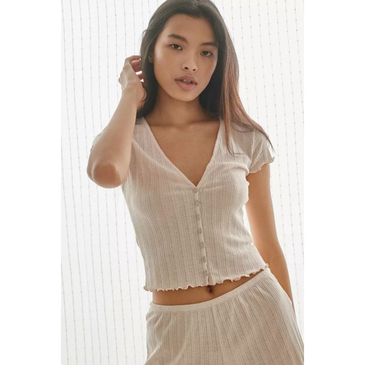 URBAN OUTFITTERS POINTELLE CARDIGAN