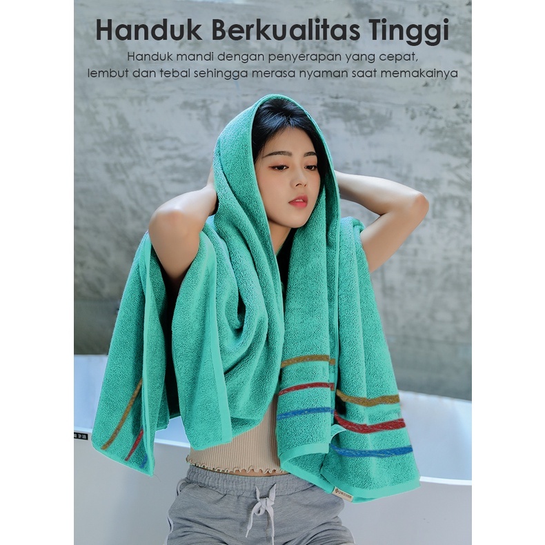 Handuk Mandi Dewasa Ukuran 70x140cm Jumbo Tebal - Handuk Mandi Premium Tebal (H12)