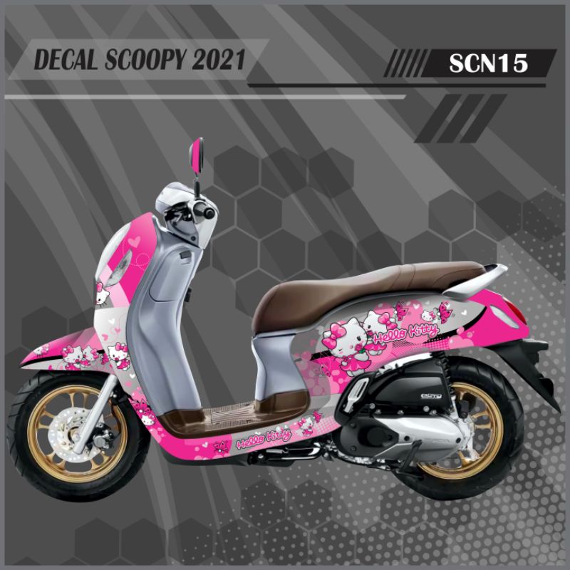 decal scoopy 2021 hello kitty