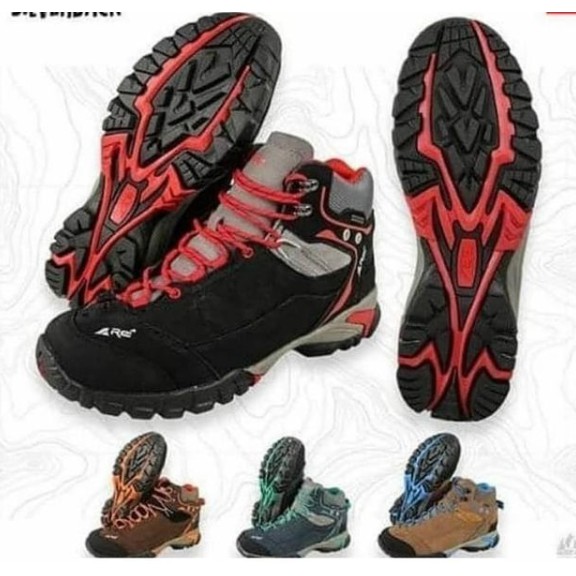 SEPATU HIKING TRACKING OUTDOOR PRIA WANITA AREI SILVERBACK