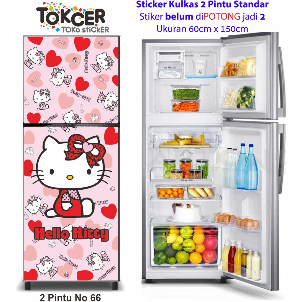 Stiker Kulkas dan Kompor  HELLO KITTY