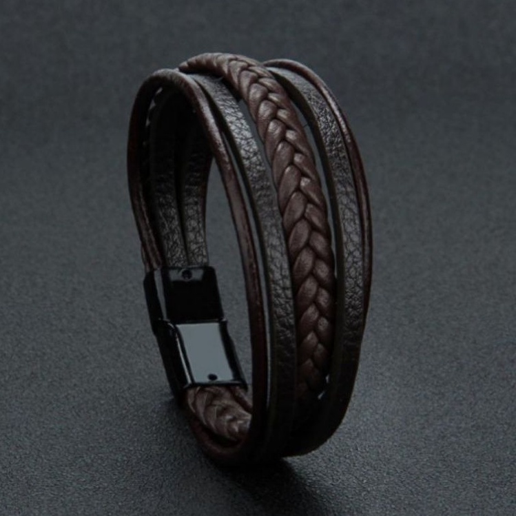 Gelang kulit Fashion Cowok