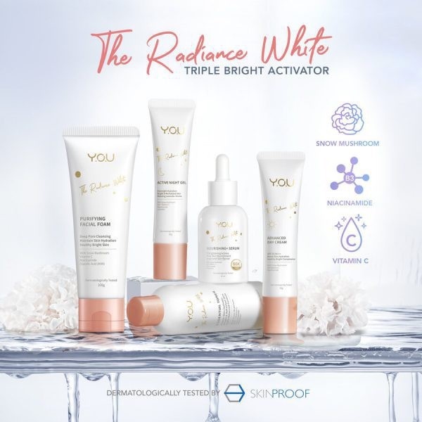 YOU The Radiance White Series (Serum/Toner/Day Cream/Night Cream) Y.O.U