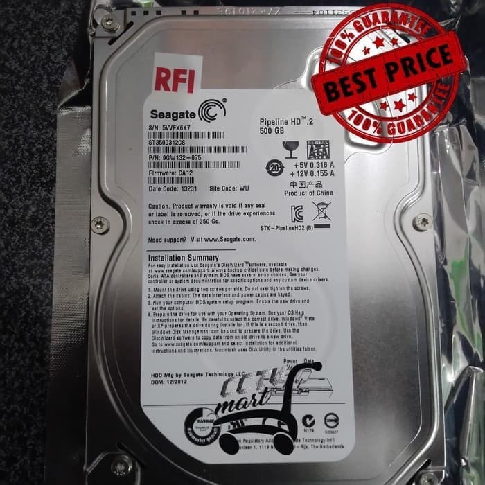 Promo Hardisk 500GB Seagate Barracuda Berkualitas