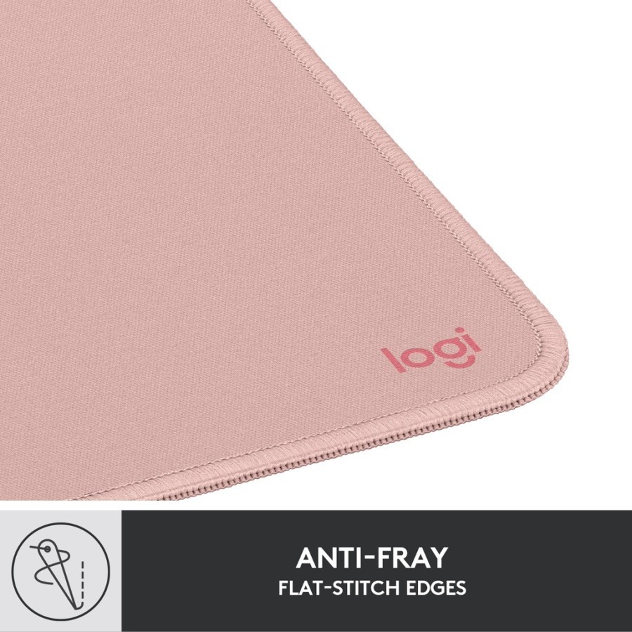 Logitech Mouse Pad Studio Series Anti Slip Tatakan Anti Tumpahan Rose