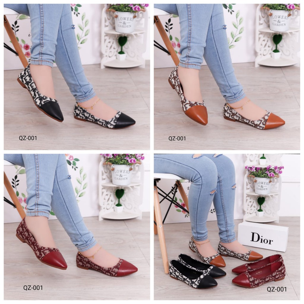 Christian Dior Oblique Flat Shoes 507158 / QZ-001