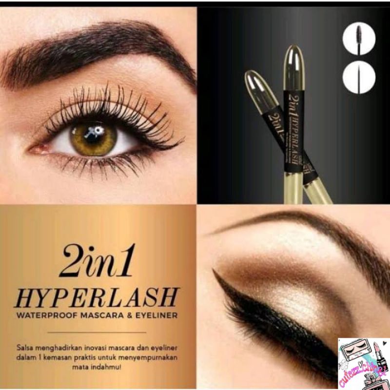 ☃Cutezz_Ching1☃Salsa 2In1 Hyperlash Mascara &amp; Eyeliner