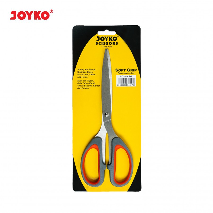 

Gunting Besar Joyko SC-848SG Soft Grip Gagang Lembut Satuan - SHSNP