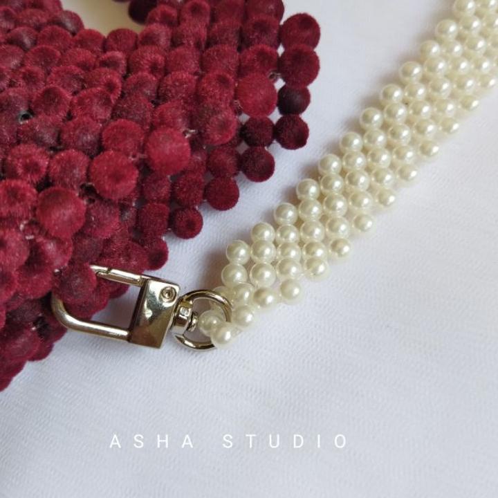 Terbaru.. PEARL STRAP BAG / STRAP TAS MUTIARA