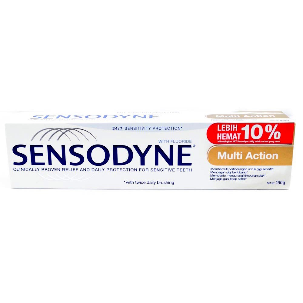 Odol Sensodyne Multi Action untuk gigi Sensitif Pasta Gigi Sensodain 100gr