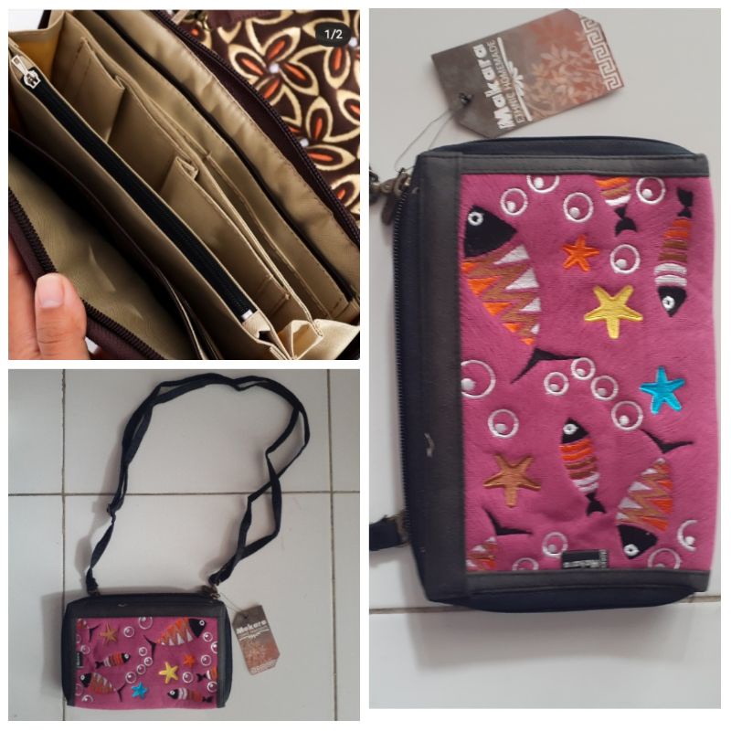 MAKARA FLAT MIDILI /DOMPET TAS TALI / DOMPET WANITA by Makara Etnik Homemade