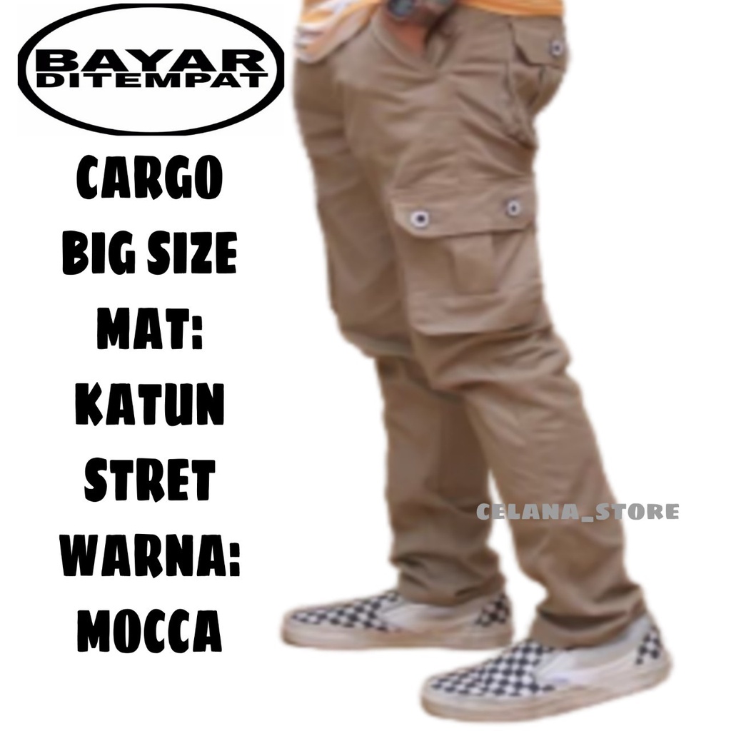 [celana_store] celana cargo big size/celana cargo panjang pria big size/celana cargo pria jumbo/COD