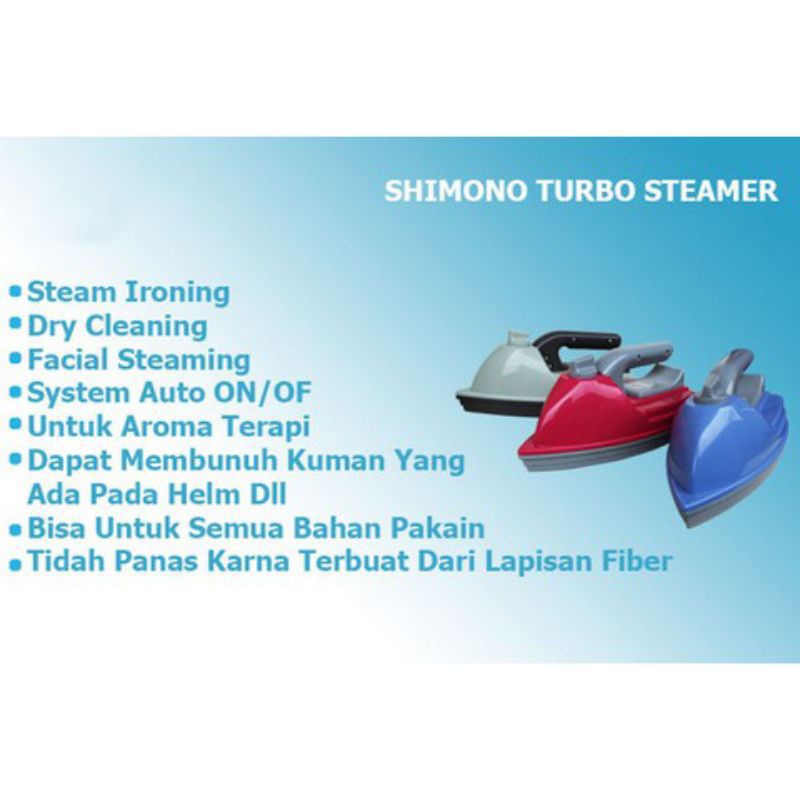 Setrika uap Mago Shimano turbo steamer original 100 % garansi 1 tahun