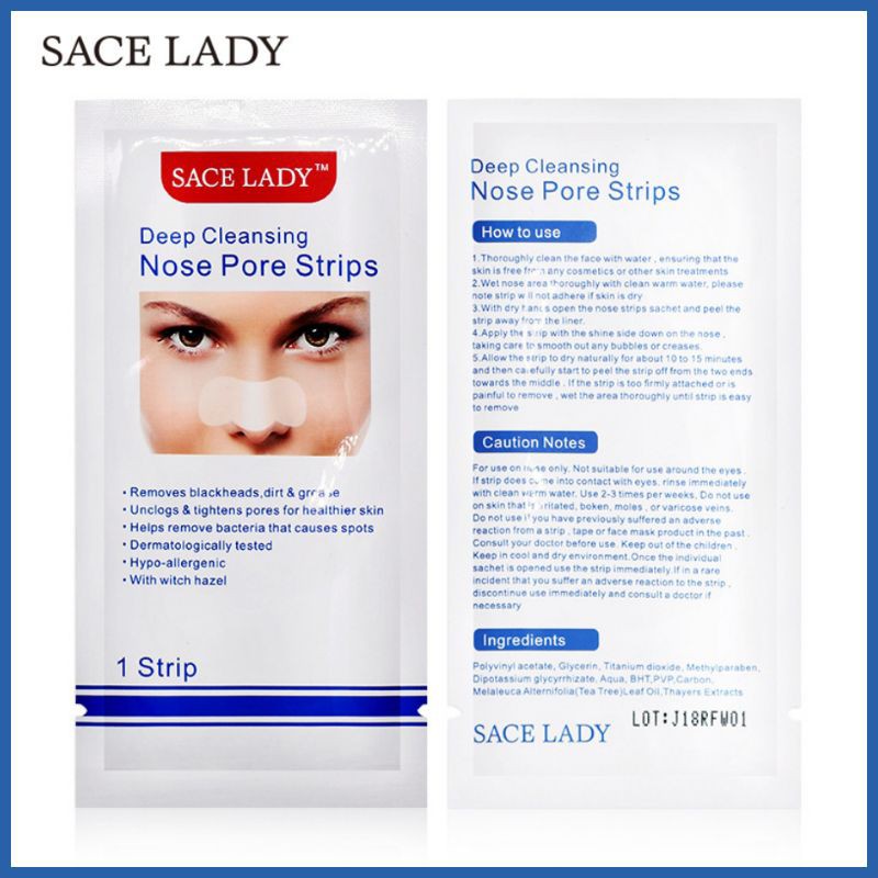 SACE LADY Original Deep Cleansing Nose Pore Strips Masker Hidung Komedo Terlaris