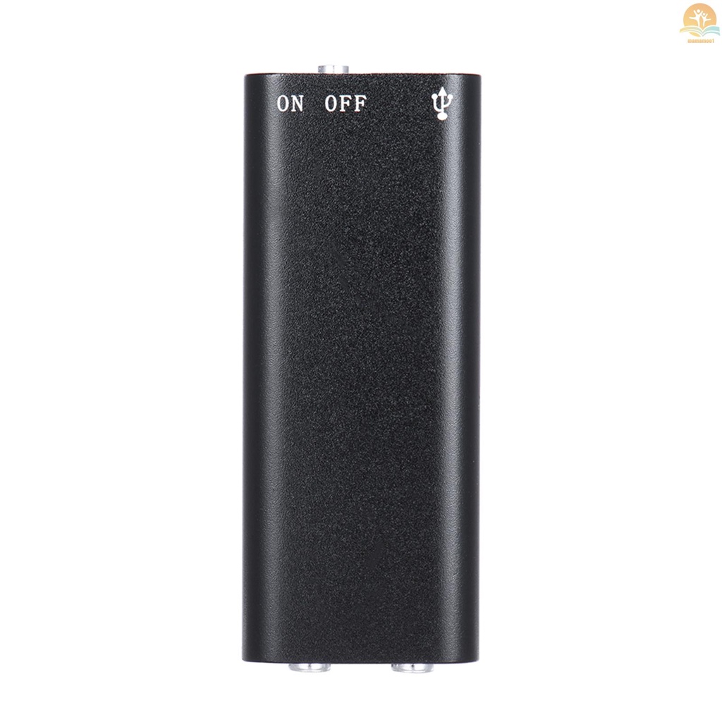 8GB Mini USB Digital Audio Voice Recorder Dictaphone MP3 Music Player Portable Recording Device 96hrs Recorded Files for Lectures Meetings Class Interview