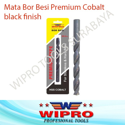 Mata Bor Besi Premium Cobalt HSS 4mm wipro 4 mm