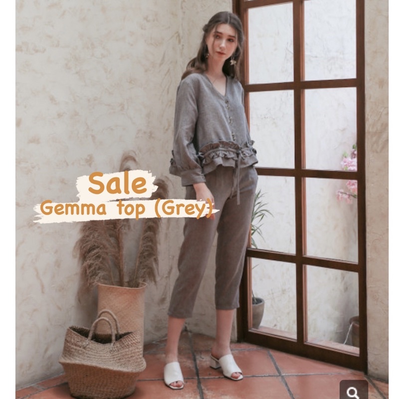 MAVEN - Gemma top grey