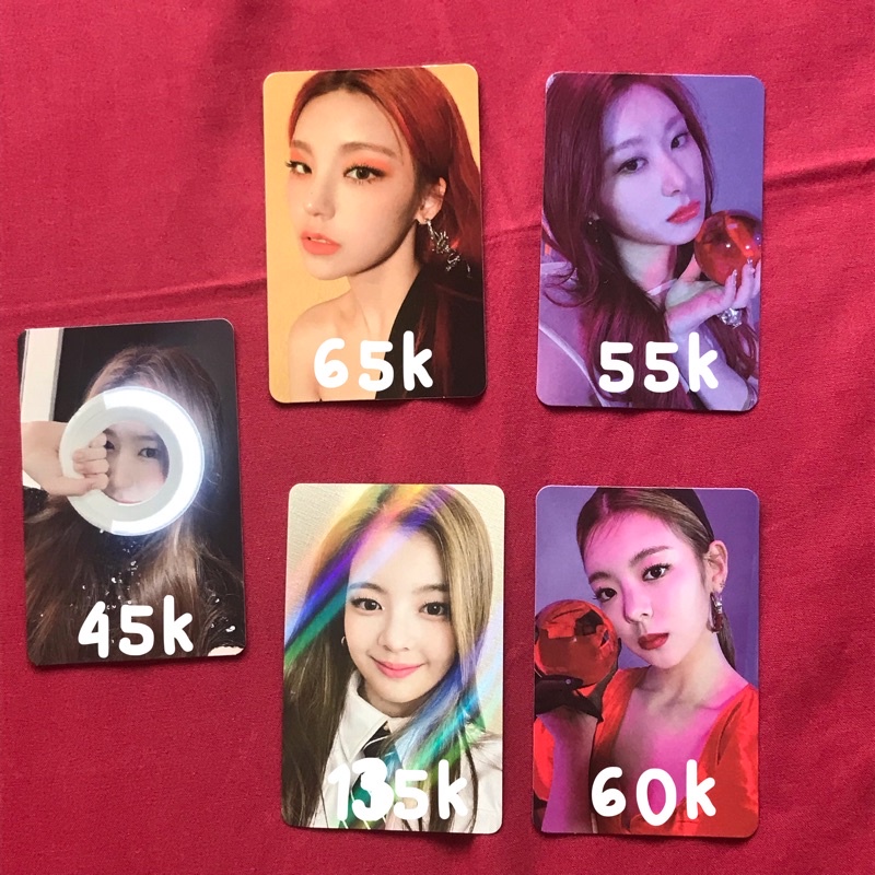 ITZY PHOTOCARD NOTSHY GUESSWHO LIGHTRING WANNABE ICY