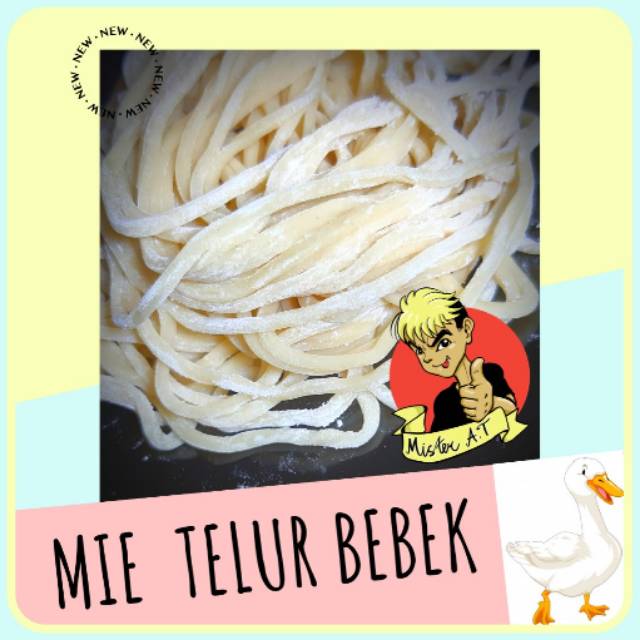 Mie telur bebek/ telor bebek /mie telur mentah 1kg
