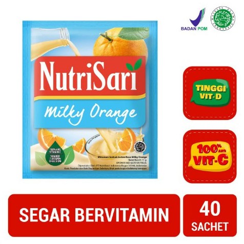 

Nutrisari Miky Orange Kemasan Sachet 1 Renceng