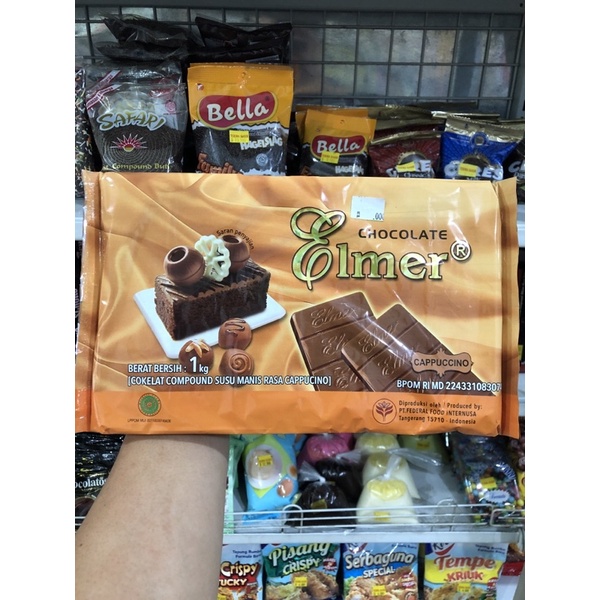 Cokelat Compound Elmer Rasa Cappucino 1kg