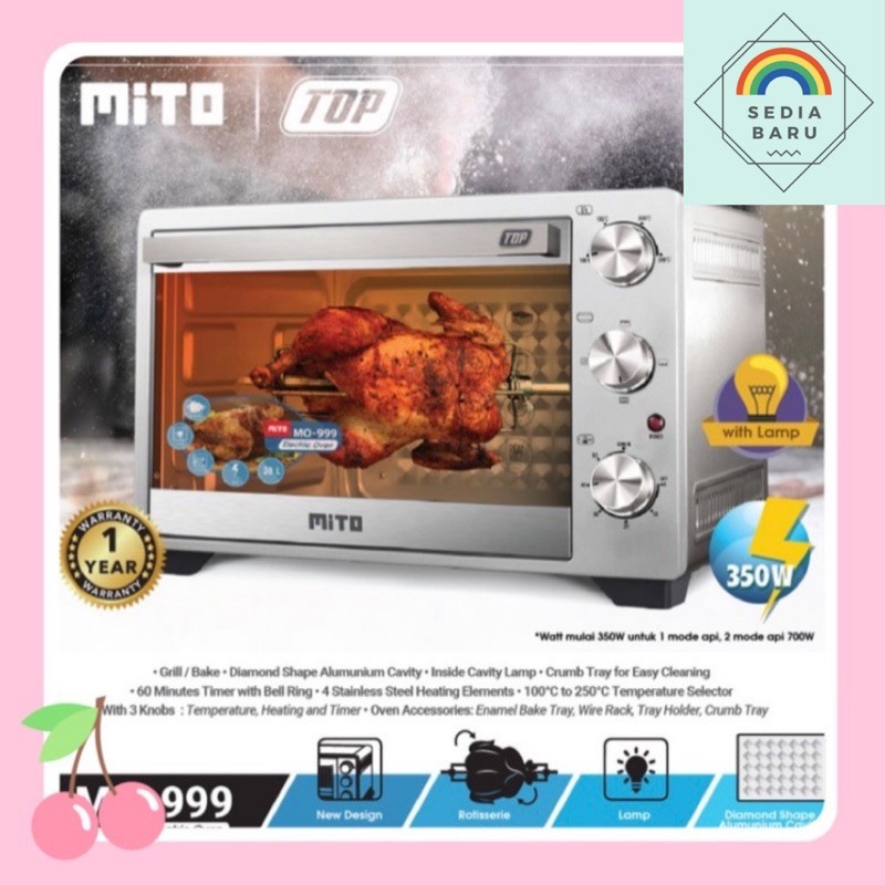 Oven Mito 28 liter Top MO-999