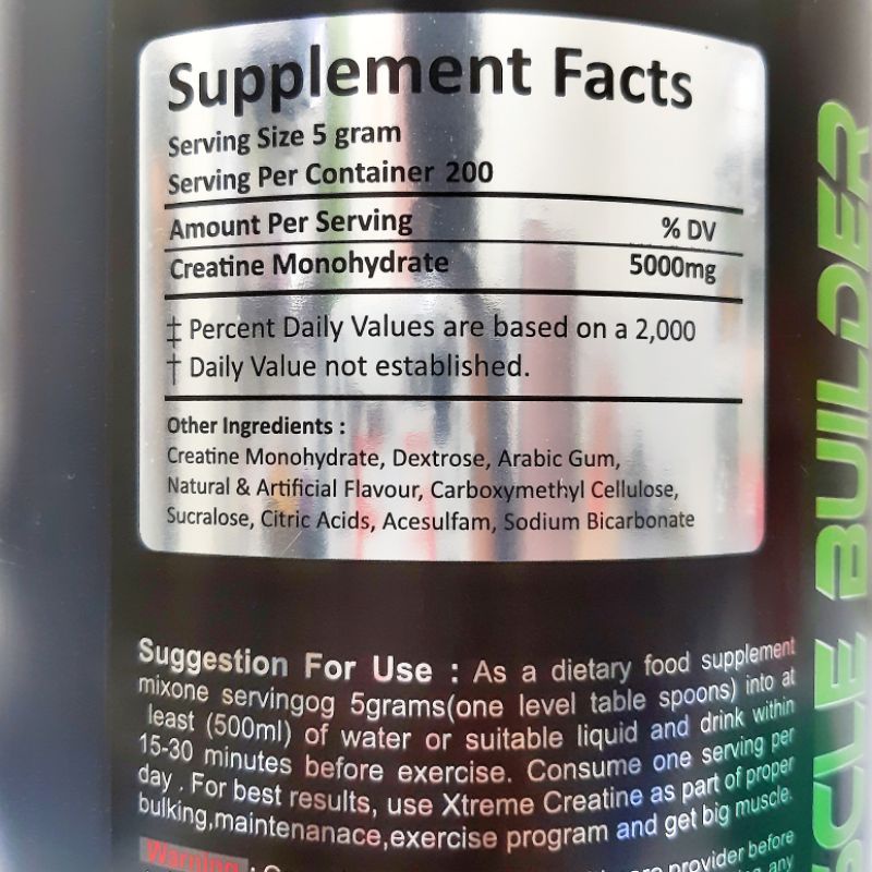 BXN Creatine Ecer 30x Serving Creatine Murah Di Surabaya Sidoarjo
