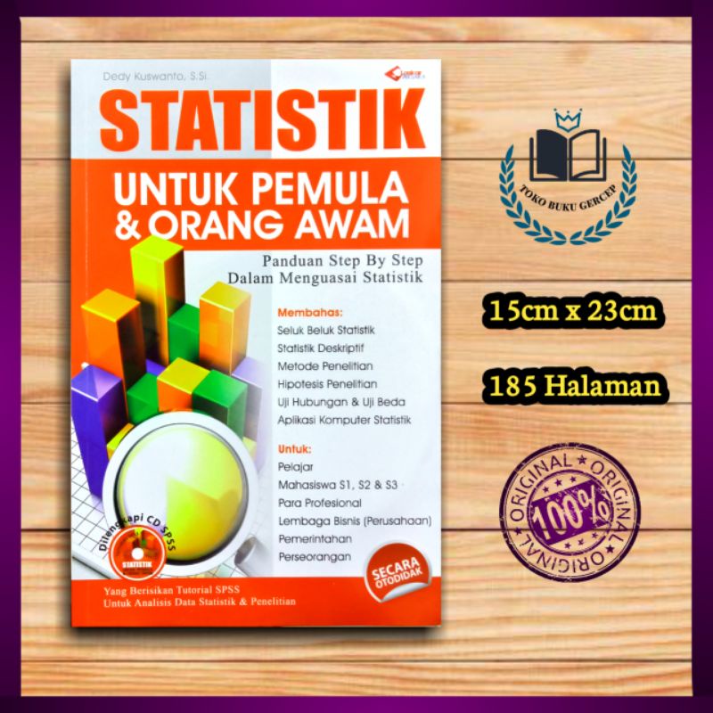 Buku Statistik Untuk Pemula Dan Orang Awam Secara Otodidak