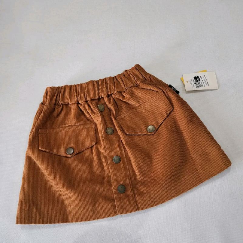 Promo Rok Anak Codoray Coklat korea style - rok pendek anak